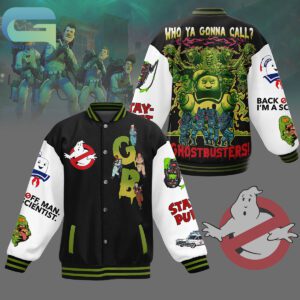 Ghostbusters Who Ya Gonna Call Fan Baseball Jacket GBJ1232