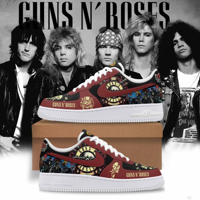 Guns N' Roses AF1 Sneaker Limited Air Force 1 Shoes ZSP1024