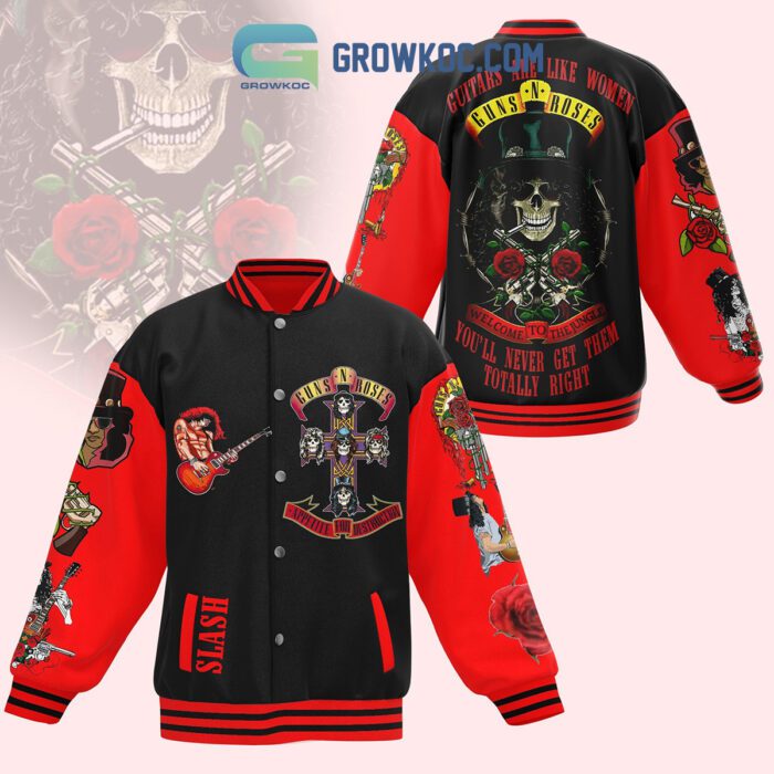 Guns N' Roses Valentine's Day Baseball Jacket GBJ1375