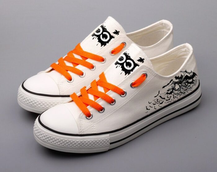 Halloween Shoes Halloween Low Top Canvas Sneakers ELT1088