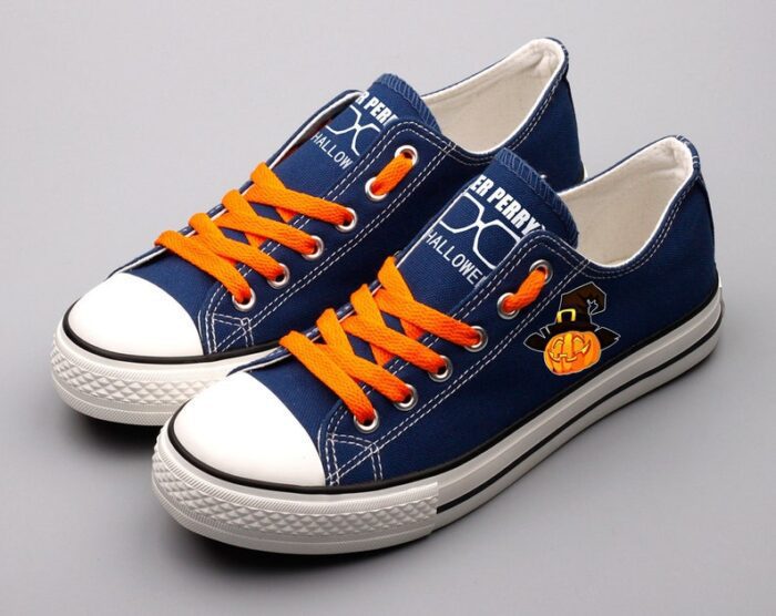 Halloween Shoes Halloween Low Top Canvas Sneakers ELT1092