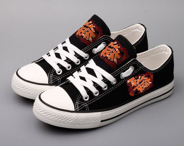 Halloween Shoes Halloween Low Top Canvas Sneakers ELT1094