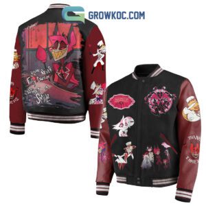 Hazbin Hotel True Fan Without A Smile Baseball Jacket GBJ1271