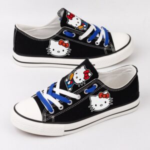 Hello Kitty Shoes Kitty White Low Top Canvas Sneakers ELT1167