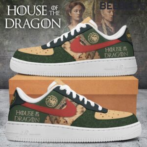 House of the Dragon Green Air Force 1 Sneakers AF1 Limited Shoes BAF1021