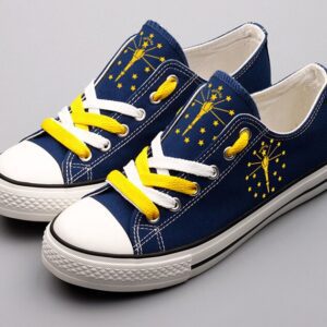 Indiana Shoes Indiana State Low Top Canvas Sneakers ELT1142