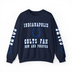 Indianapolis Colts Crewneck Sweatshirt - Fan Now and Forever JSH1036