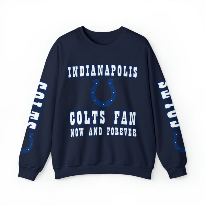 Indianapolis Colts Crewneck Sweatshirt - Fan Now and Forever JSH1036