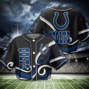 Indianapolis Colts Crop Top Baseball Jersey CBJS1007