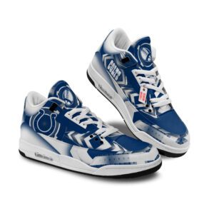 Indianapolis Colts Jordan 3 Sneakers Custom Shoes WJD3164