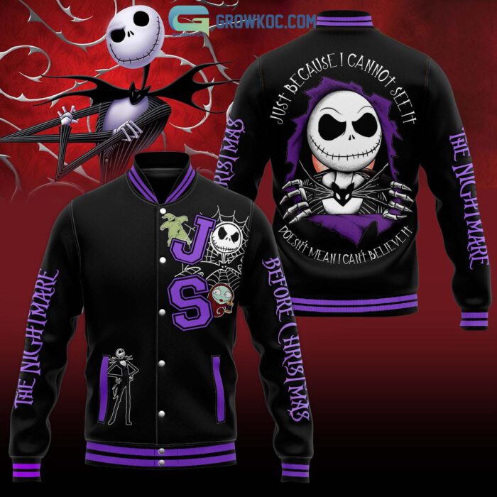 Jack Skellington The Nightmare Before Christmas Baseball Jacket GBJ1567