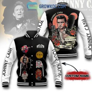 Johnny Cash Because You're Mine I Walk The Line Baseball Jacket GBJ1566