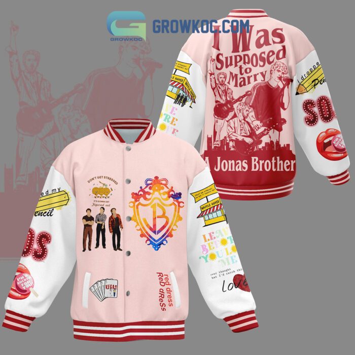 Jonas Brothers I Was Suppose To Marry Jonas Brother Baseball Jacket GBJ1235