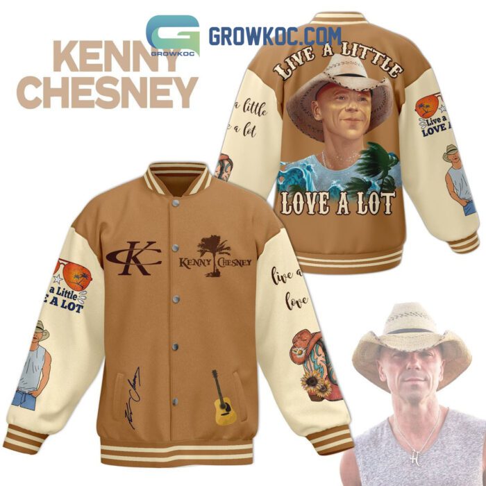 Kenny Chesney Live A Little Love A Lot Fan Baseball Jacket GBJ1128