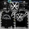 Las Vegas Raiders Celebrating 65 Years Of Legacy Fan Baseball Jacket GBJ1007