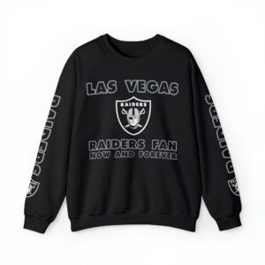 Las Vegas Raiders Crewneck Sweatshirt - Fan Now and Forever JSH1056