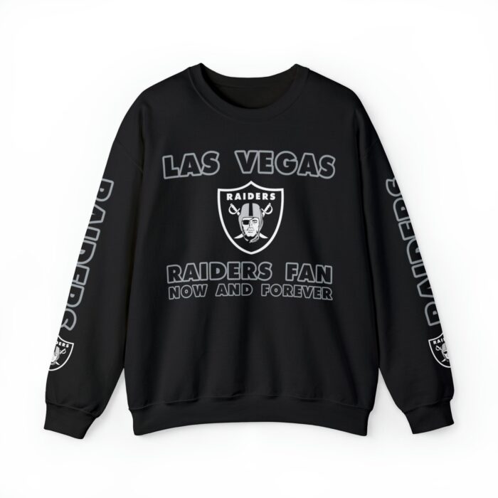 Las Vegas Raiders Crewneck Sweatshirt - Fan Now and Forever JSH1056