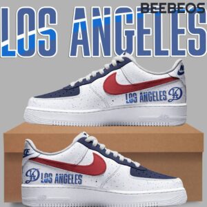 Los Angeles Dodgers 2024 City Connect Air Force 1 Sneakers AF1 Limited Shoes BAF1054