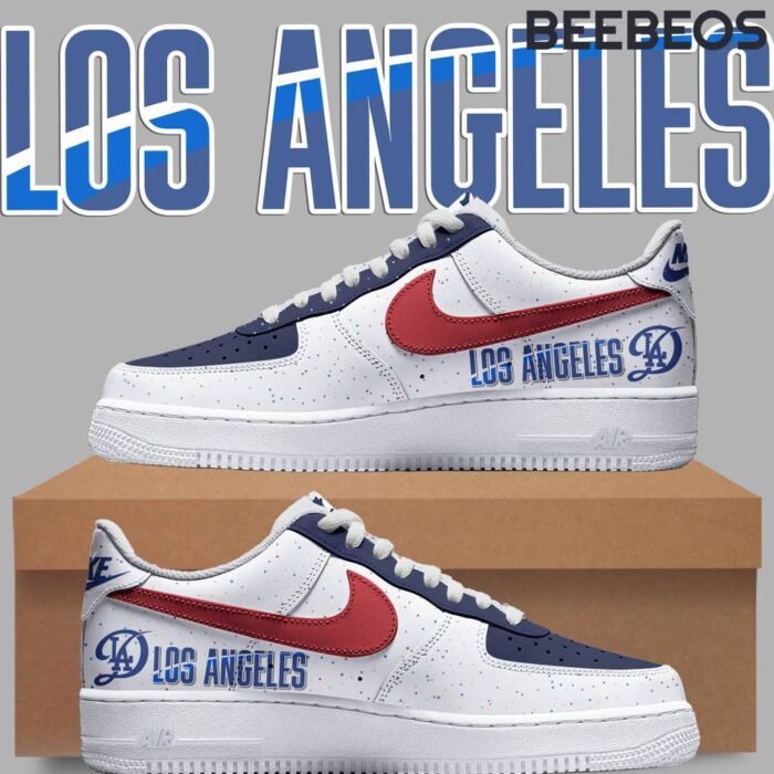 Los Angeles Dodgers 2024 City Connect Air Force 1 Sneakers AF1 Limited Shoes BAF1054
