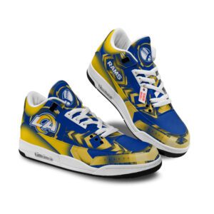 Los Angeles Rams Jordan 3 Sneakers Custom Shoes WJD3160