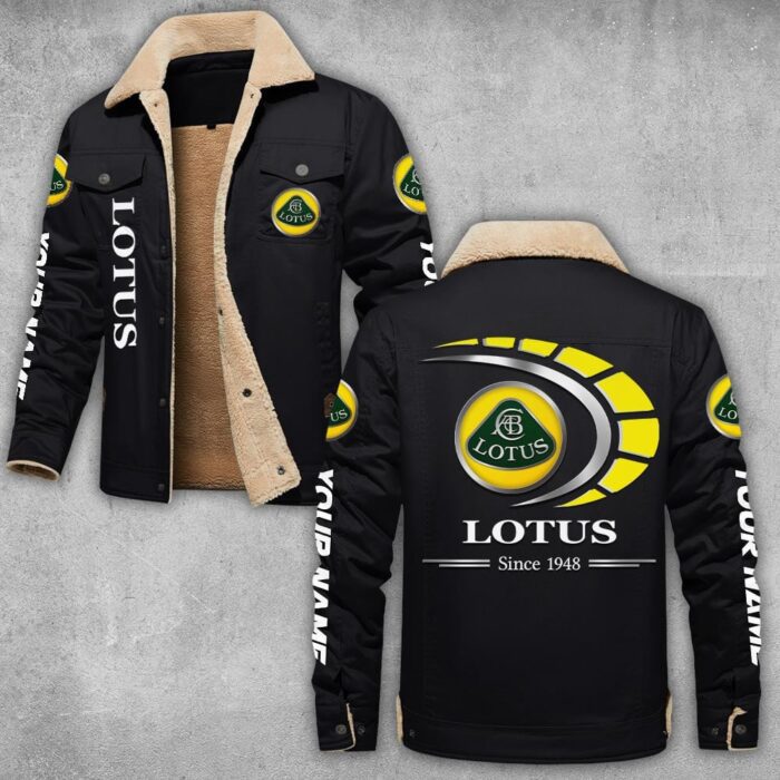 Lotus Lapel Collar Fleece Cargo Jacket Winter Jacket LCJ1059