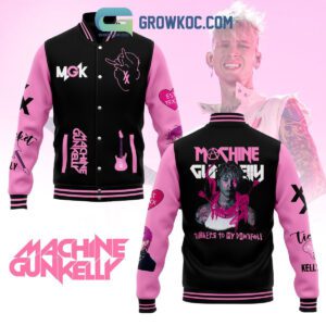 Machine Gun Kelly Tickets To My Downfall Baseball Jacket GBJ1569