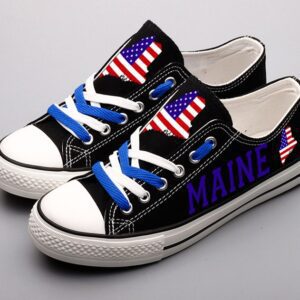 Maine Shoes Maine State Low Top Canvas Sneakers  ELT1139