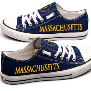 Massachusetts Low Top Canvas Shoes Massachusetts State ELT1138