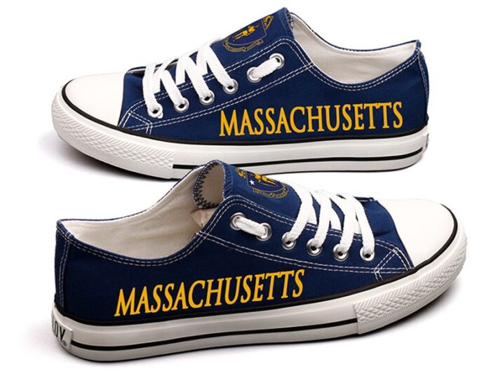 Massachusetts Low Top Canvas Shoes Massachusetts State ELT1138