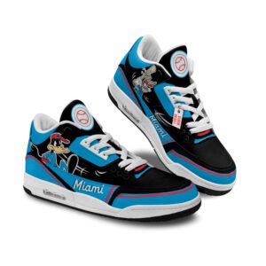 Miami Marlins Jordan 3 Sneakers Custom Shoes WJD3210