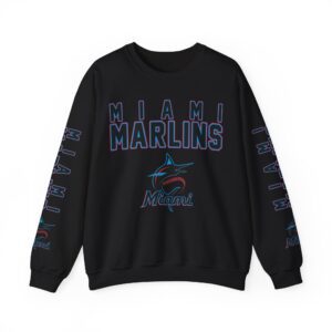 Miami Marlins Unisex Blend Crewneck Sweatshirt JSH1275