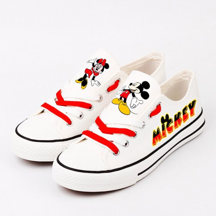 Mickey Mouse Shoes Mickey Mouse Low Top Canvas Sneakers ELT1023