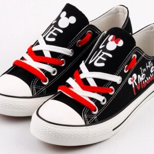 Mickey Mouse Shoes Mickey Mouse Low Top Canvas Sneakers ELT1046