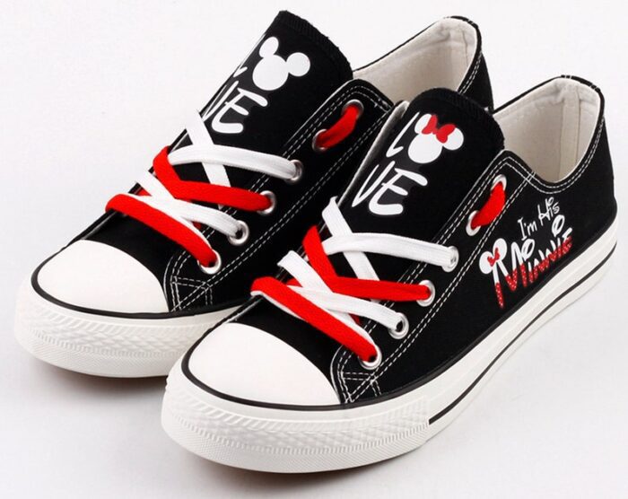 Mickey Mouse Shoes Mickey Mouse Low Top Canvas Sneakers ELT1046