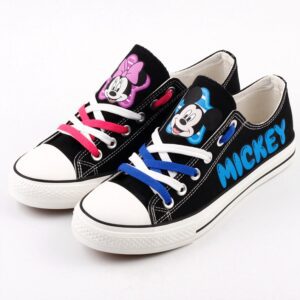 Mickey Mouse Shoes Mickey Mouse Low Top Canvas Sneakers ELT1071