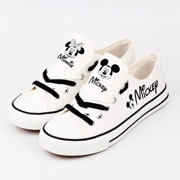 Mickey Mouse Shoes Mickey Mouse Low Top Canvas Sneakers ELT1081