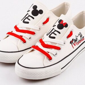 Mickey Mouse Shoes Mickey Mouse Low Top Canvas Sneakers ELT1086