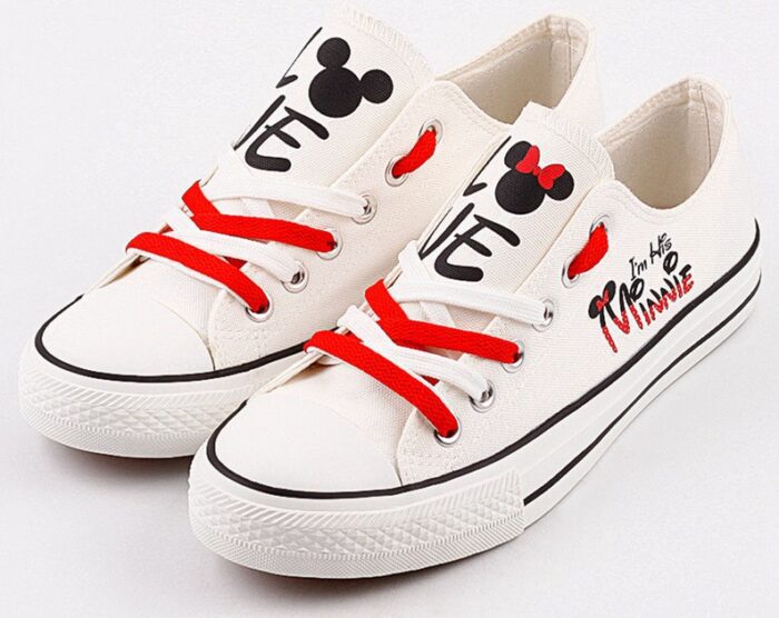 Mickey Mouse Shoes Mickey Mouse Low Top Canvas Sneakers ELT1086