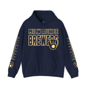 Milwaukee Brewers Bold Unisex Hooded Sweatshirt JSH1087