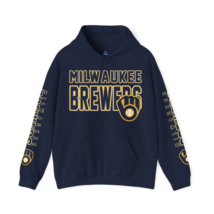 Milwaukee Brewers Bold Unisex Hooded Sweatshirt JSH1087