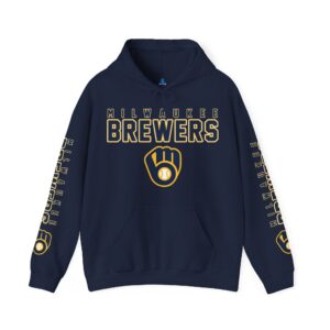 Milwaukee Brewers Unisex Hooded Sweatshirt - Pullover Hoodie JSH1069