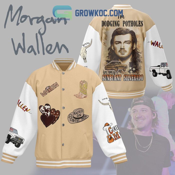 Morgan Wallen Dodging Potholes Baseball Jacket GBJ1378