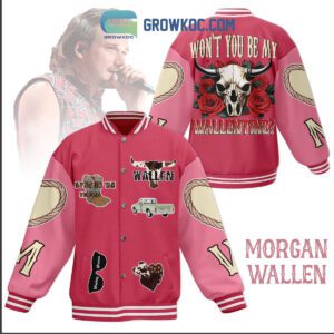 Morgan Wallen Valentine Wallentine Baseball Jacket GBJ1393