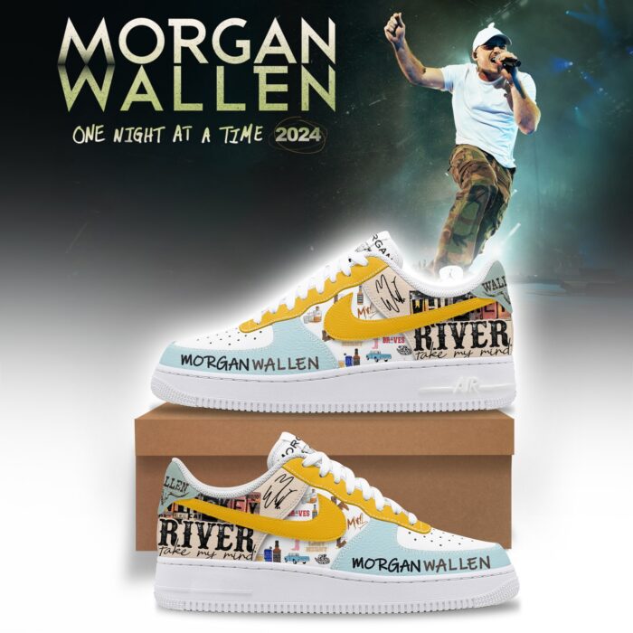 Morgan Wallen's Air Force 1 Sneaker Limited AF1 Shoes ZSP1078