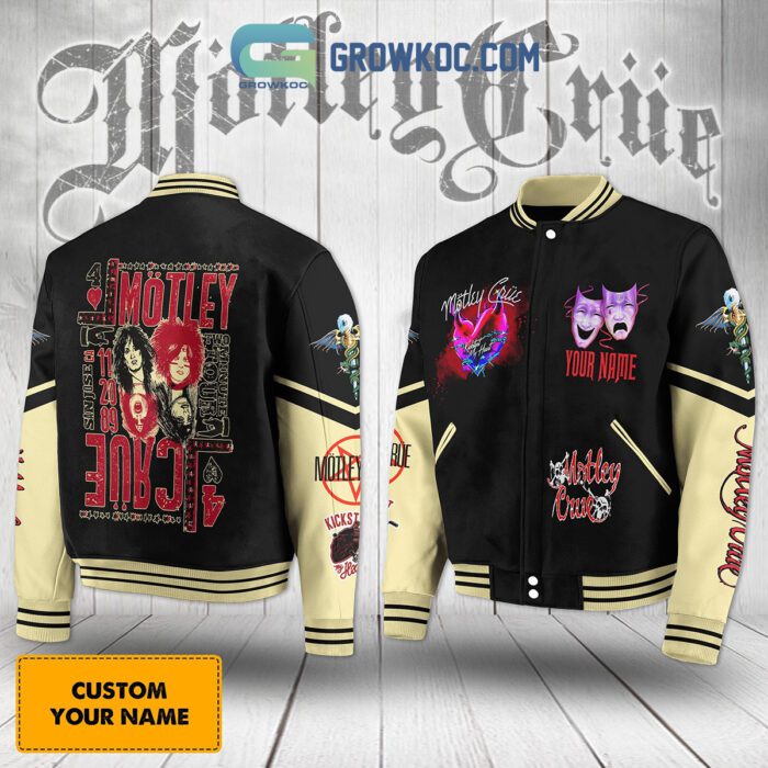 Motley Crue Rock Fan Love Personalized Baseball Jacket GBJ1294