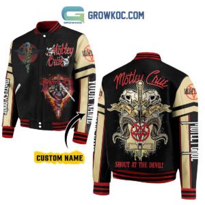 Motley Crue Shout At Devil Personalized Baseball Jacket GBJ1369