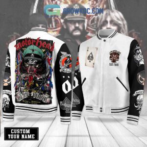 Motorhead Rose Tattoo Airbourne Personalized Baseball Jacket GBJ1216