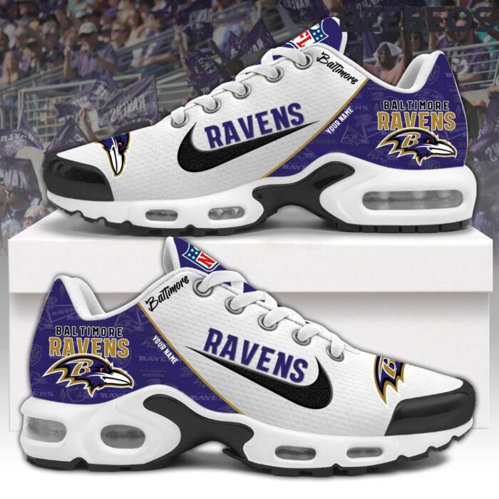 NFL Baltimore Ravens 2024 Air Max Sneakers Air Max Plus TN Shoes BTN1025