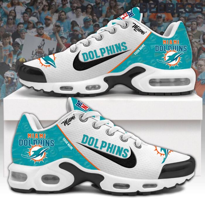 NFL Miami Dolphins 2024 Air Max Sneakers Air Max Plus TN Shoes BTN1012