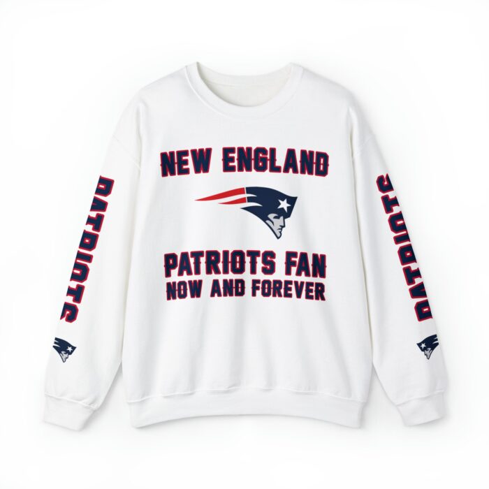 New England Patriots Crewneck Sweatshirt - Fan Now and Forever JSH1054